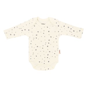Tiffany Baby Basketboll Organik Theme Uzun Kollu Bebek Body Ekru