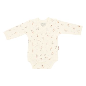 Tiffany Baby Basketboll Organik Theme Kruvaze Bebek Body Ekru