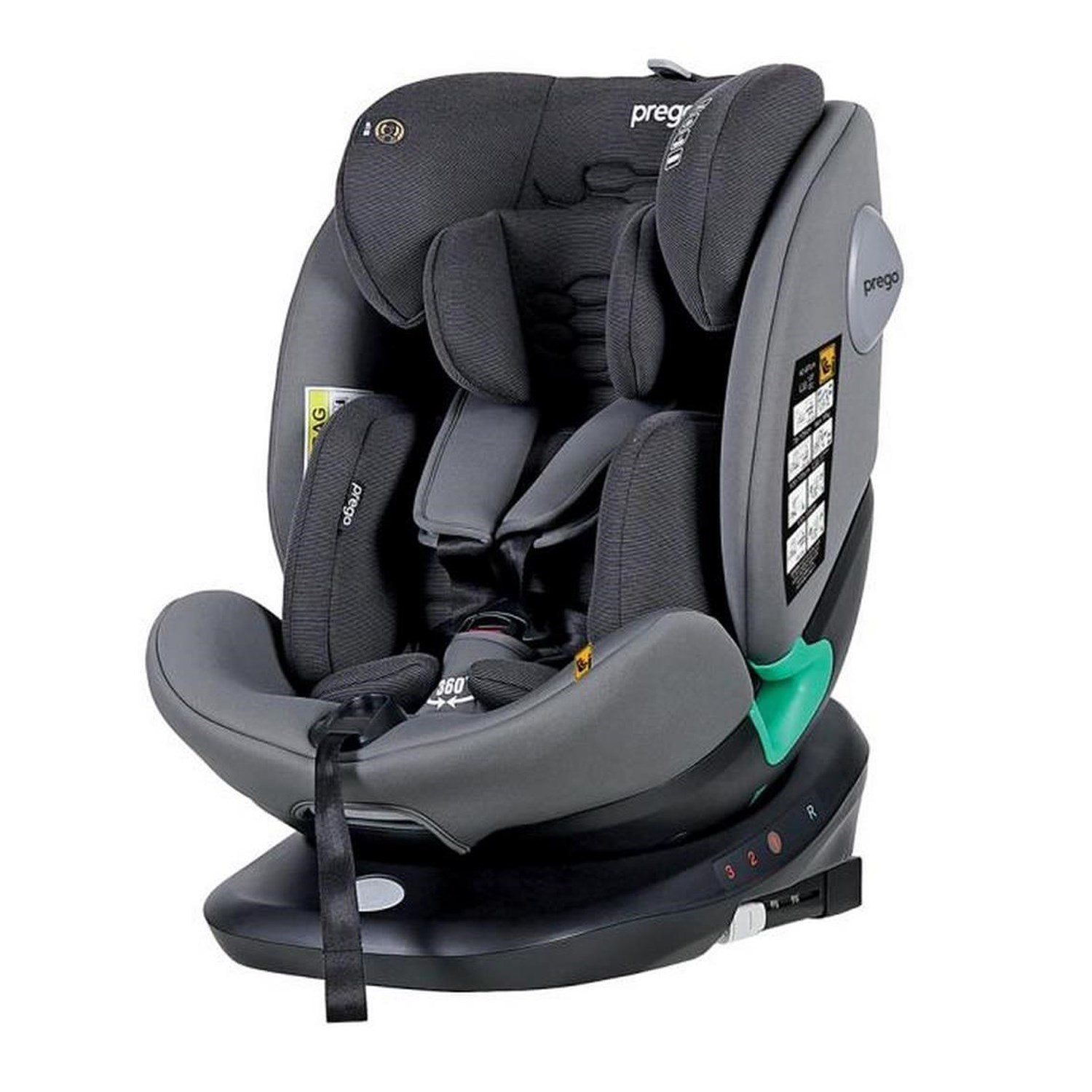 Prego Tronfix I Size Oto Koltuğu Q9004 Gri