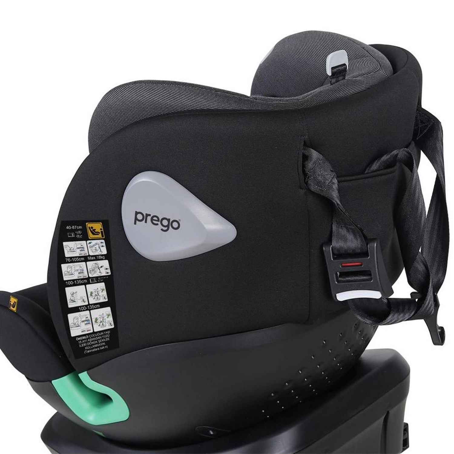 Prego Tronfix I Size Oto Koltuğu Q9004 Siyah