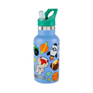 Skip Hop Spark Style Paslanmaz Çelik Suluk Mavi