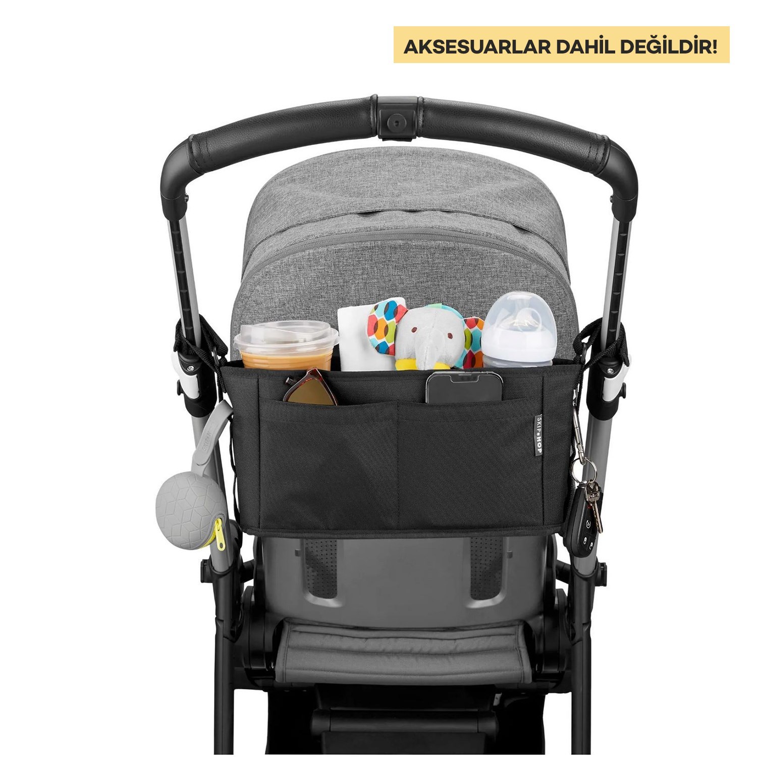 Skip Hop Grab ve Go Ultra Bebek Arabası Düzenleyici Siyah