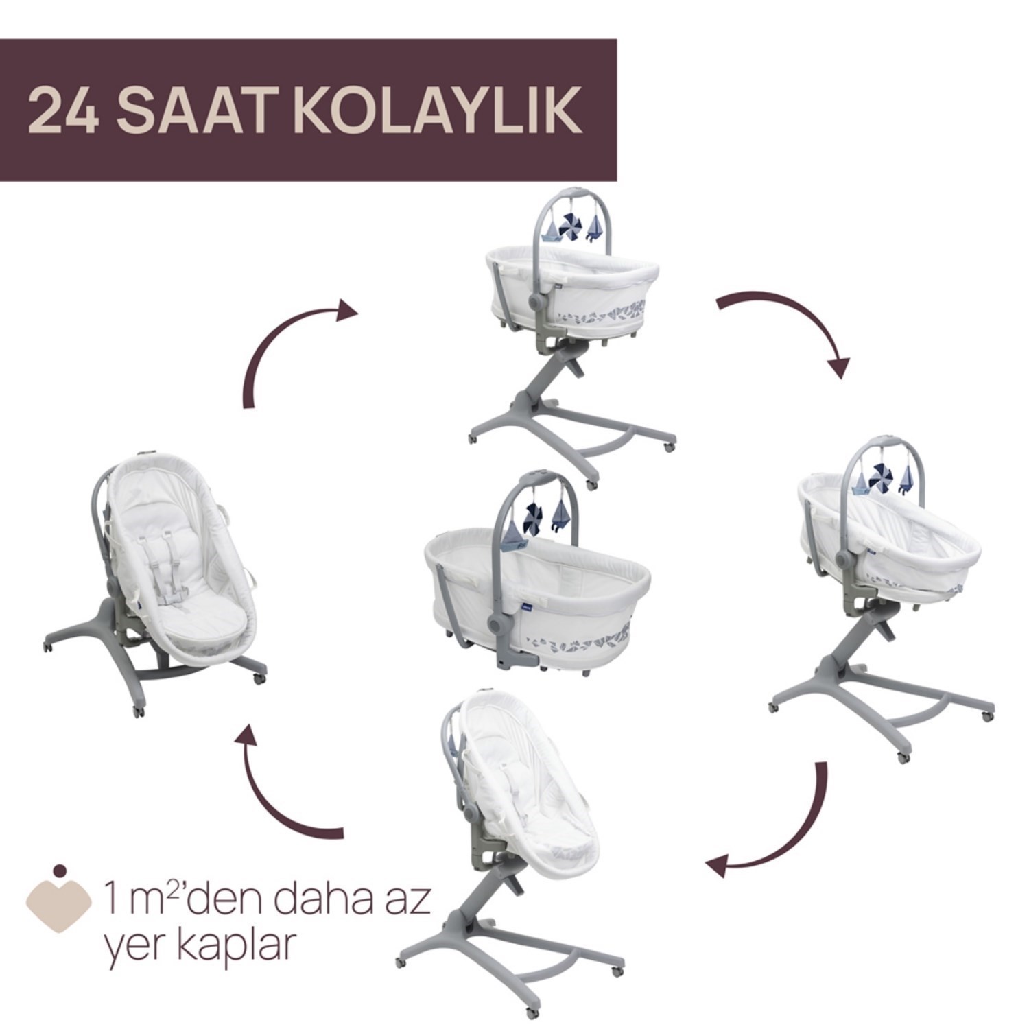Chicco Baby Hug Pro 5 In 1 Ana Kucağı Beige Latte