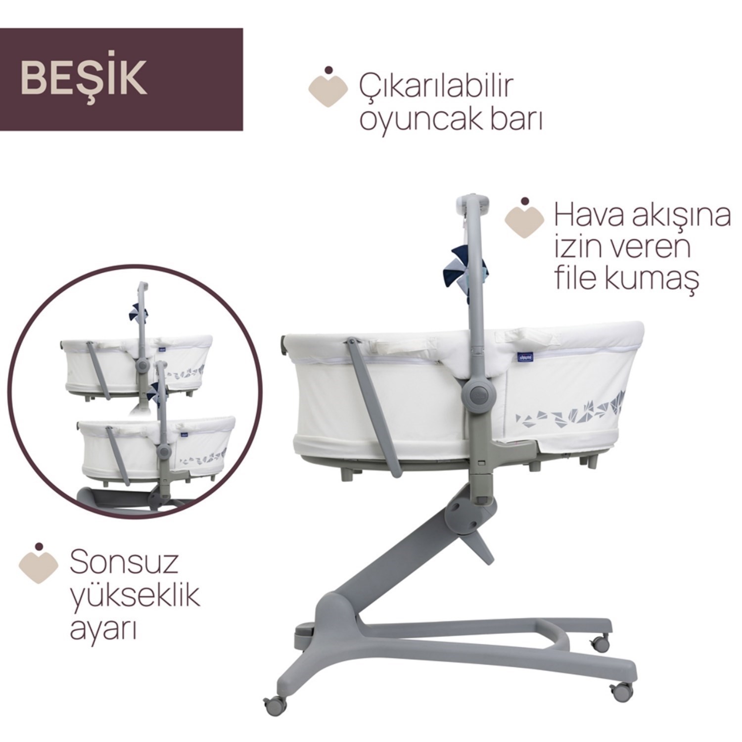 Chicco Baby Hug Pro 5 In 1 Ana Kucağı Beige Latte
