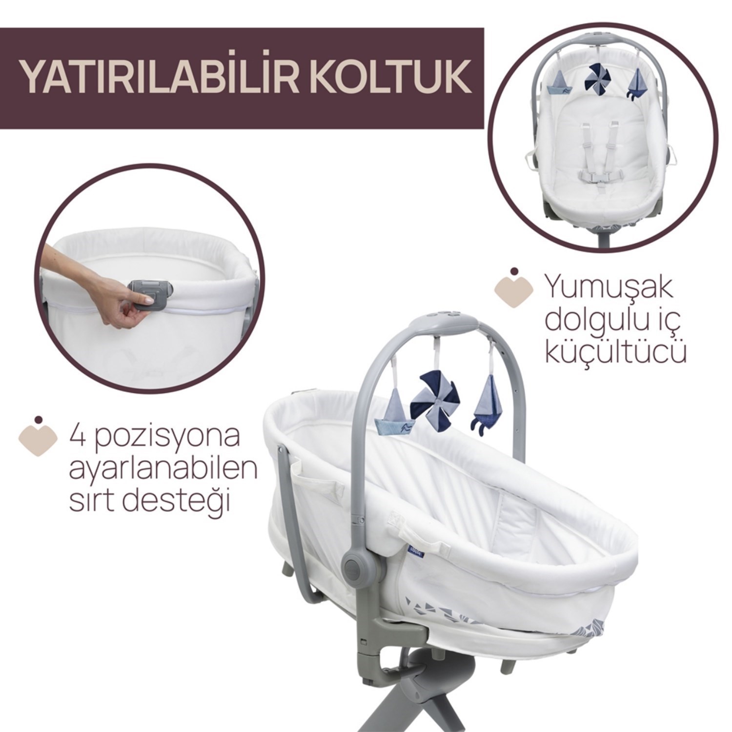 Chicco Baby Hug Pro 5 In 1 Ana Kucağı Beige Latte
