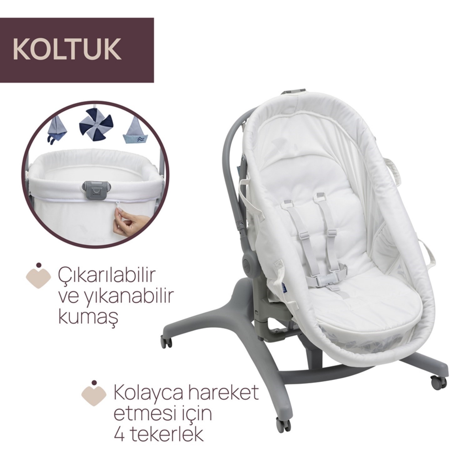 Chicco Baby Hug Pro 5 In 1 Ana Kucağı Beige Latte