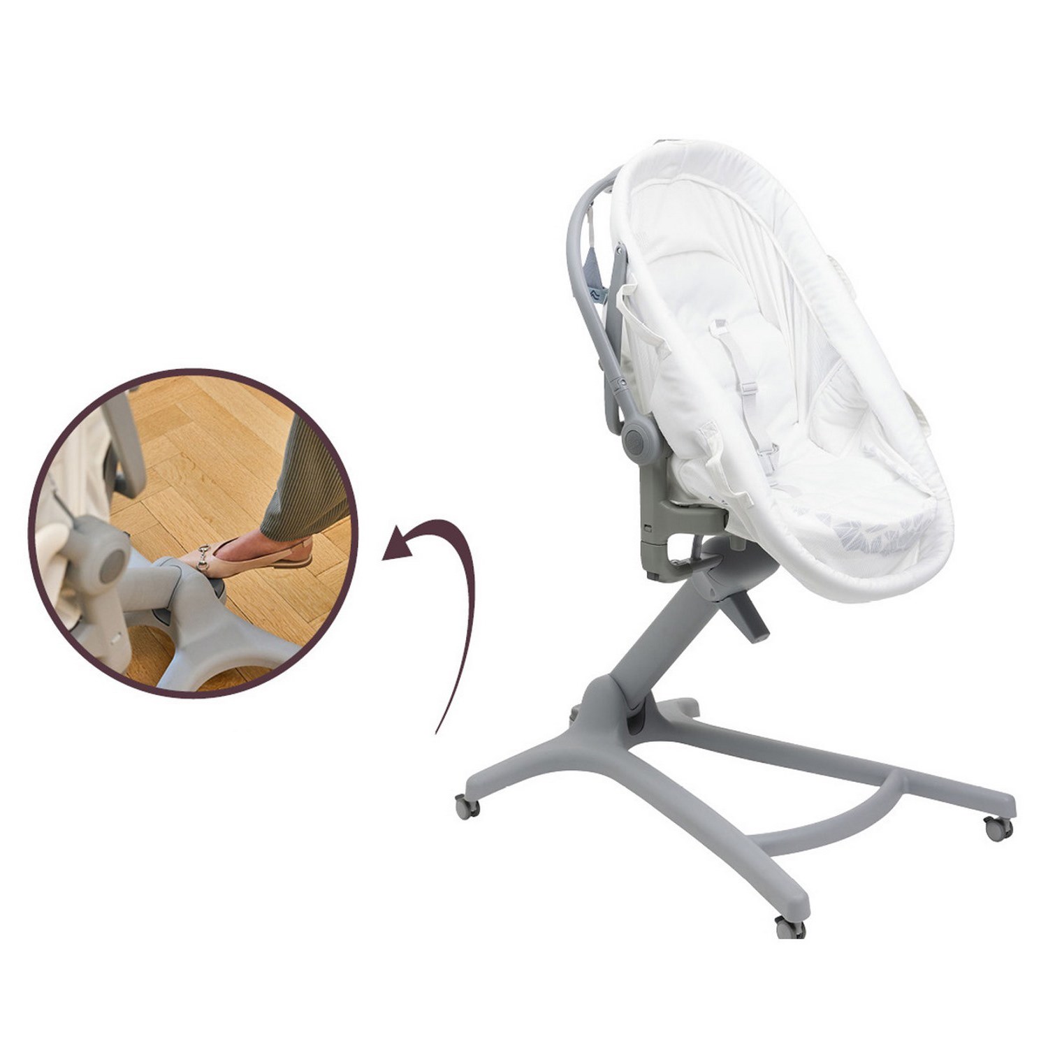 Chicco Baby Hug Pro 5 In 1 Ana Kucağı White Cream