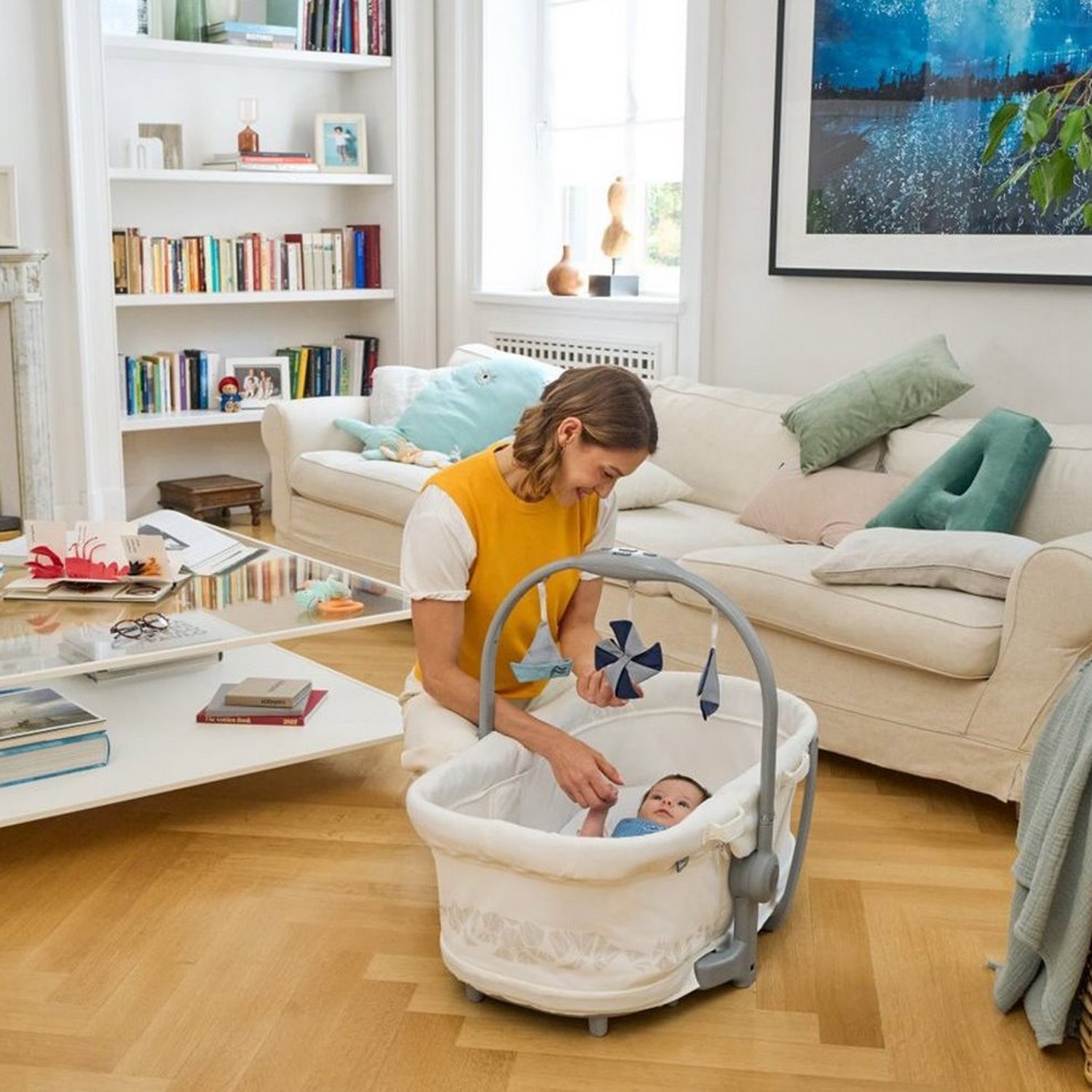 Chicco Baby Hug Pro 5 In 1 Ana Kucağı White Cream