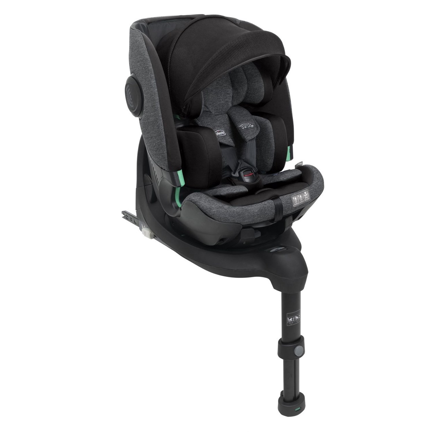 Chicco Bi-Seat Air Bazalı Oto Koltuğu Black Air