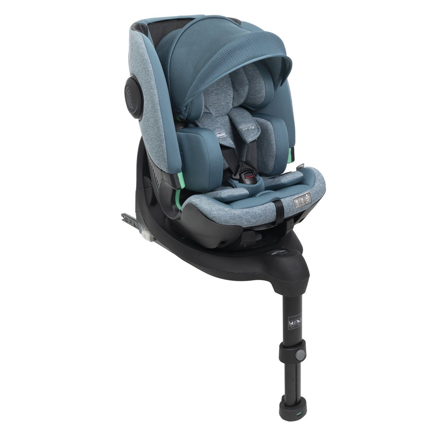 Chicco Bi-Seat Air Bazalı Oto Koltuğu Teal Blue
