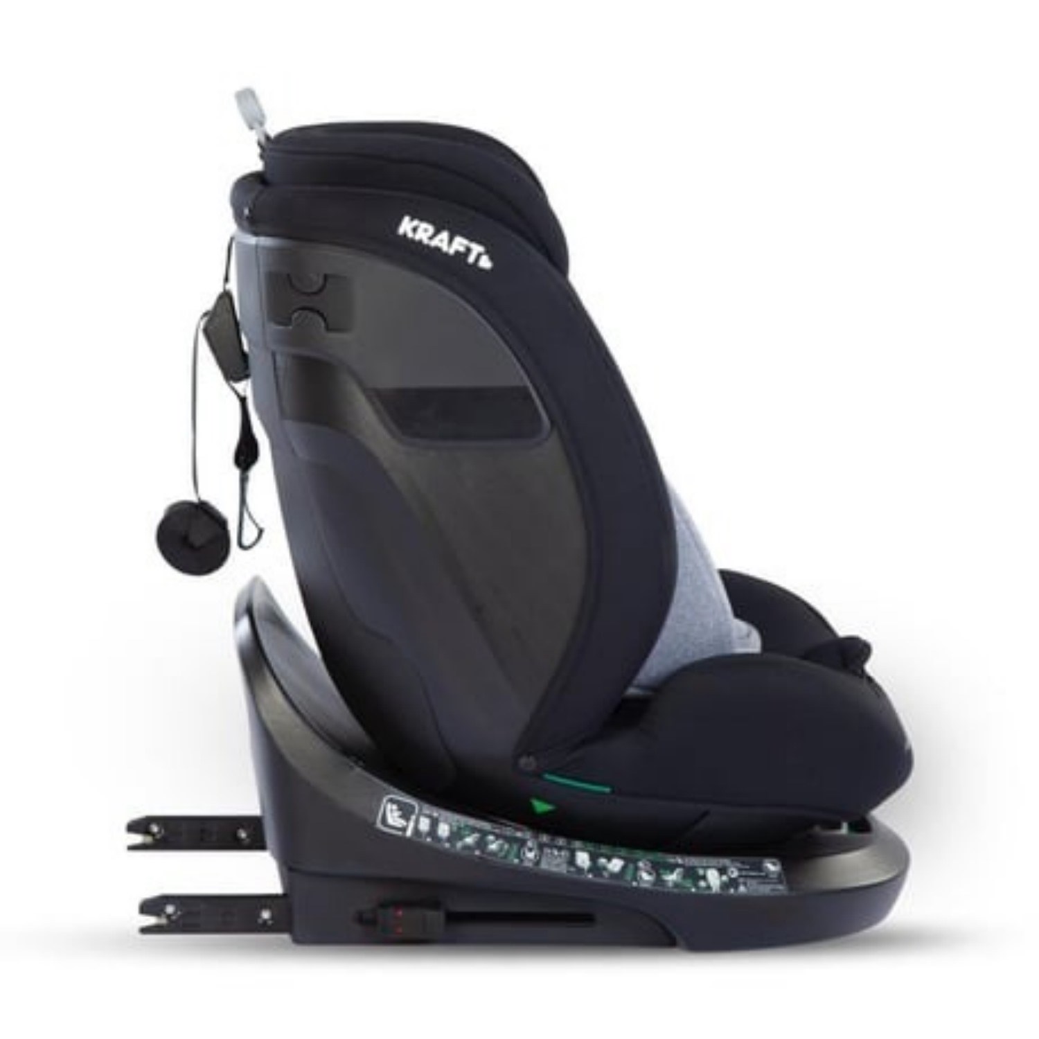 Kraft Spin I-Size 0-36 Kg Oto Koltuğu Black