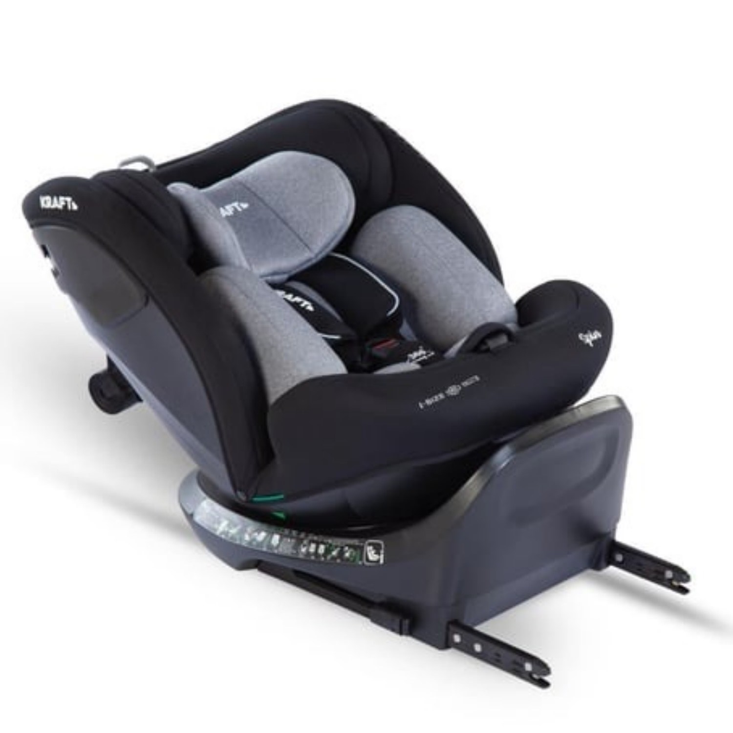 Kraft Spin I-Size 0-36 Kg Oto Koltuğu Black