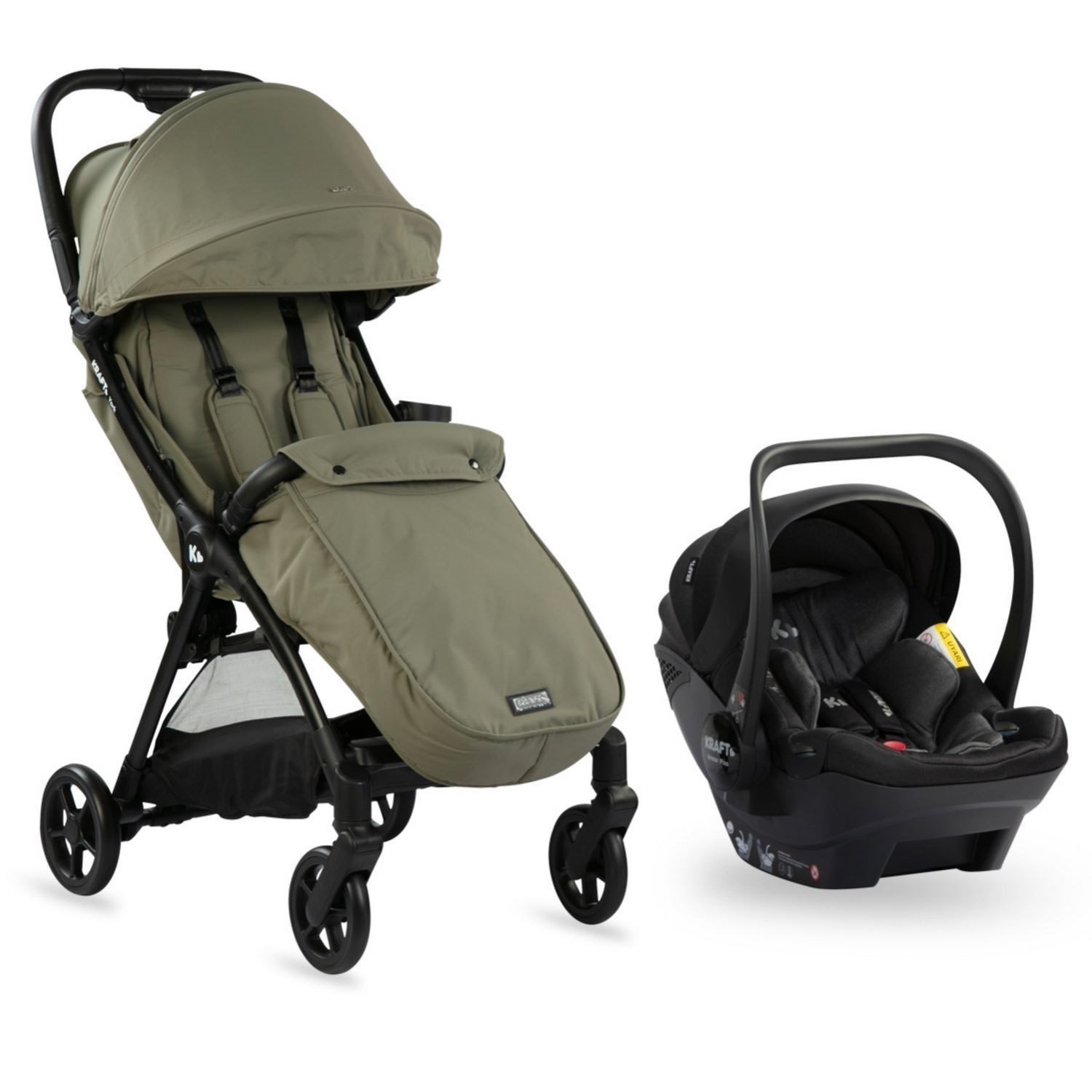 Kraft York Travel Sistem Bebek Arabası Green