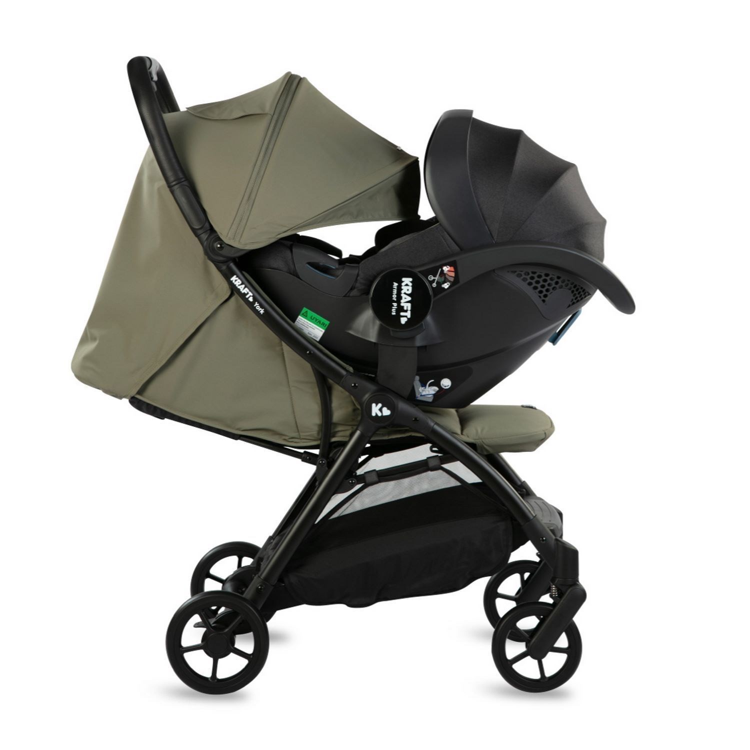 Kraft York Travel Sistem Bebek Arabası Green
