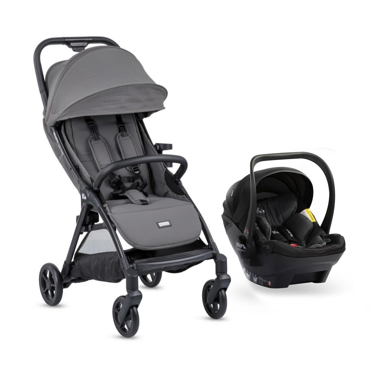 Kraft York Travel Sistem Bebek Arabası Grey