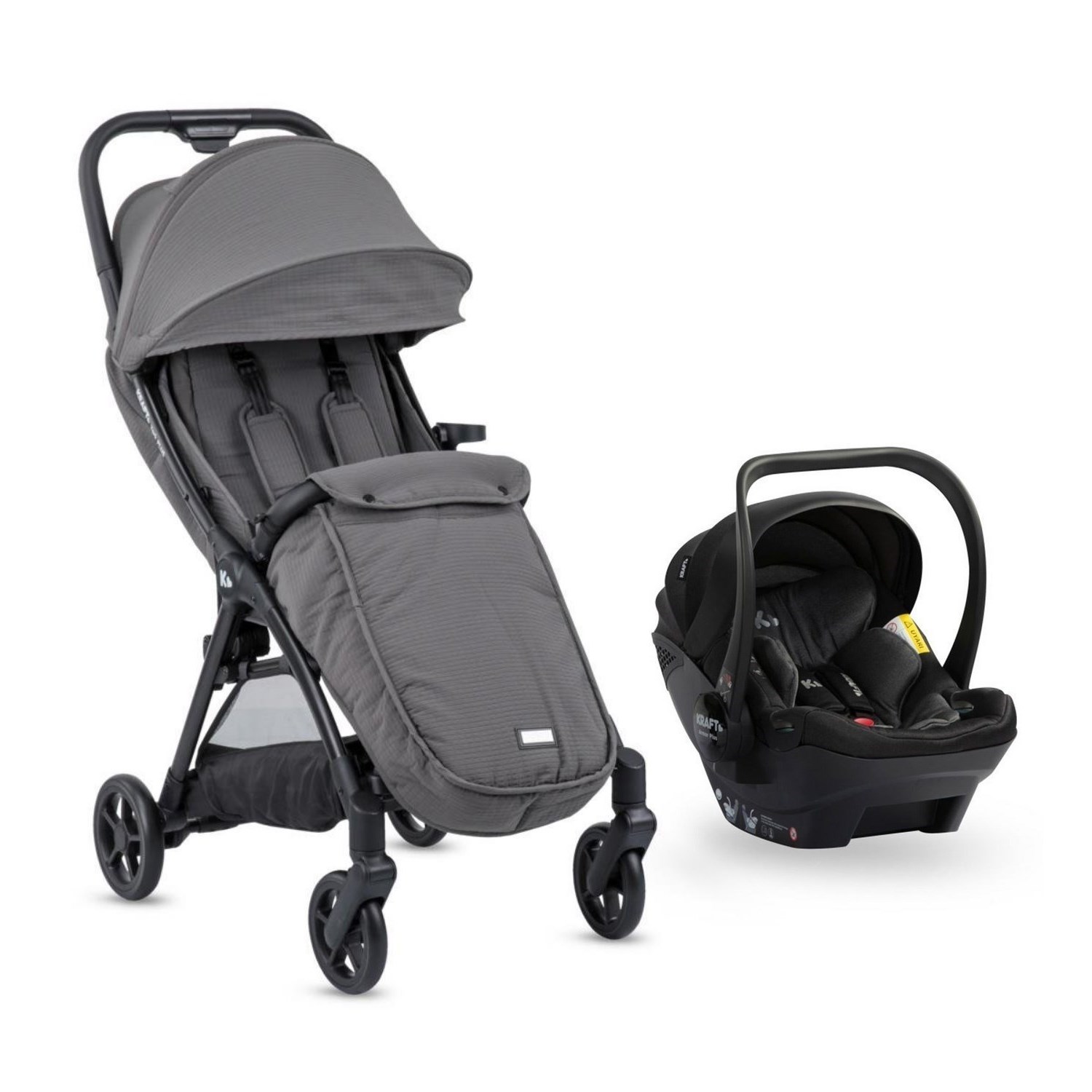 Kraft York Travel Sistem Bebek Arabası Grey
