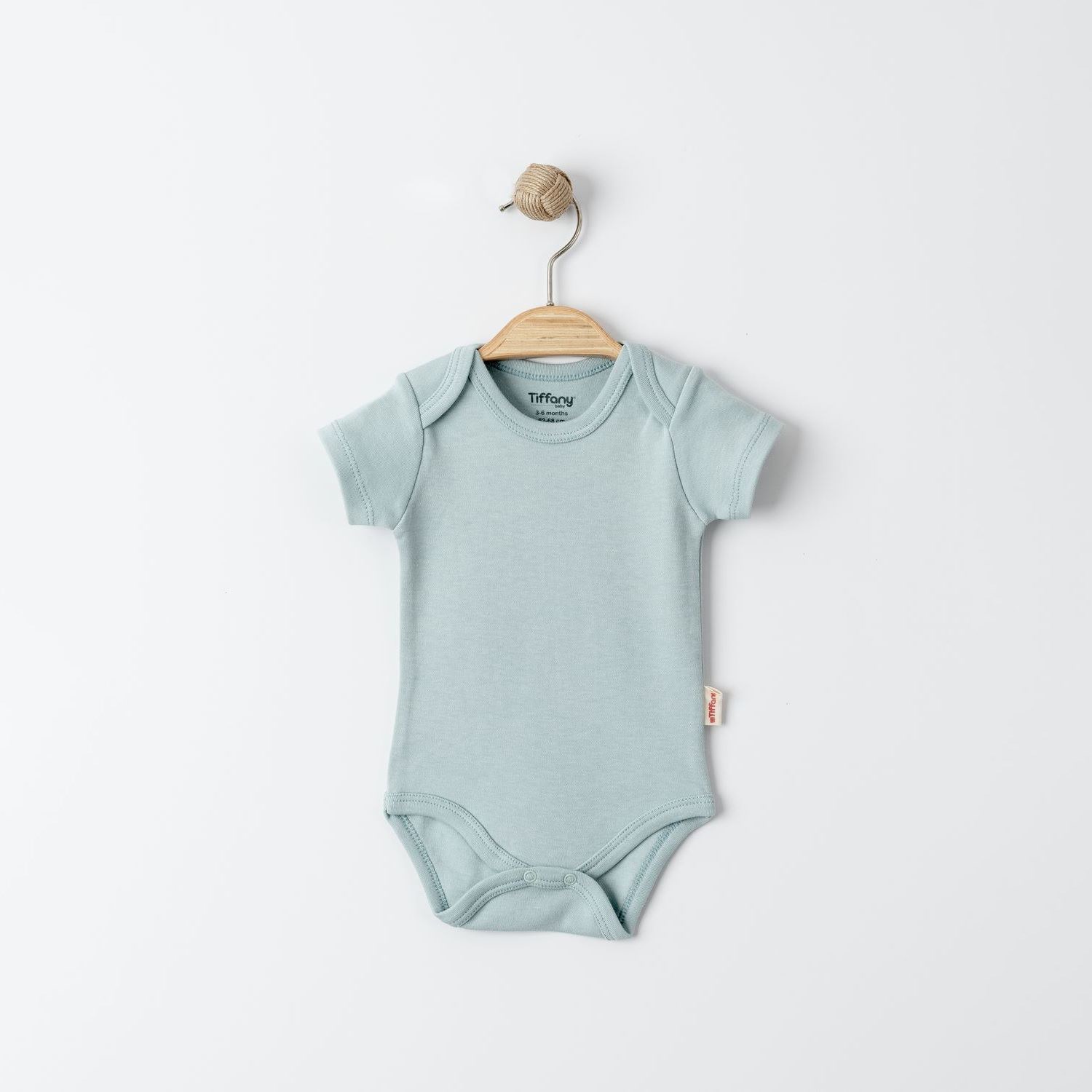 Tiffany Baby Dinosaur Theme 3'lü Yarım Kol Bebek Badi 17008 Ekru