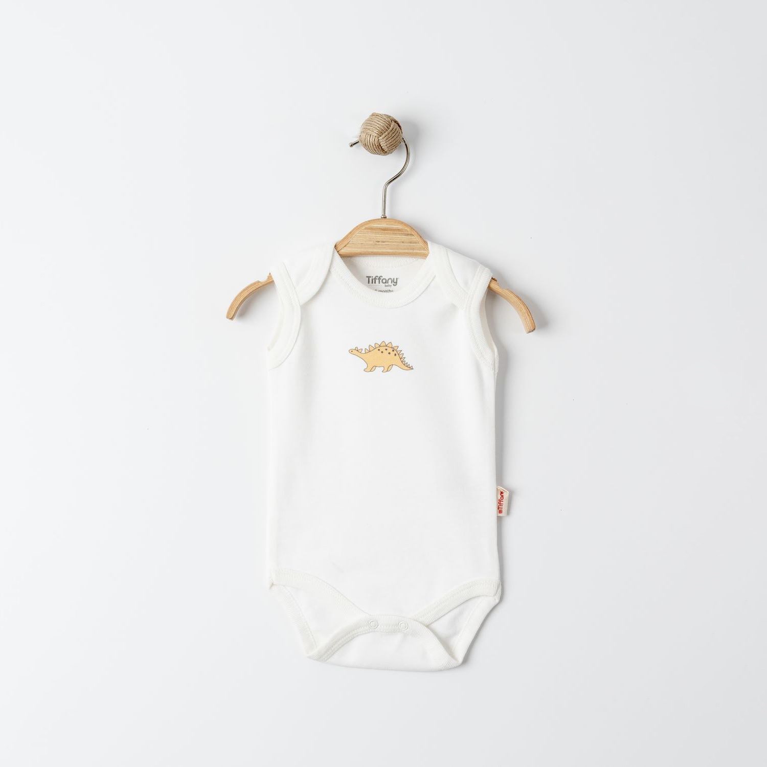 Tiffany Baby Dinosaur Theme 3'lü Atlet Bebek Badi 17009 Ekru