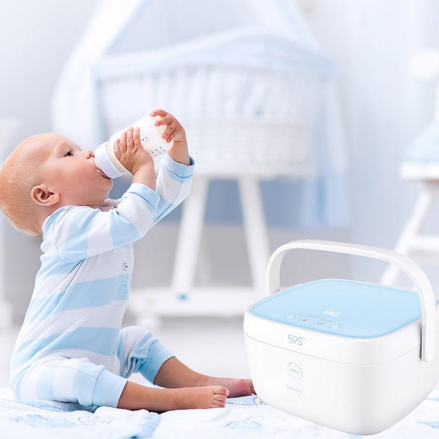 59S T5 Ultraviyole-C LED Çok Fonksiyonlu Sterilizasyon Cihazı 