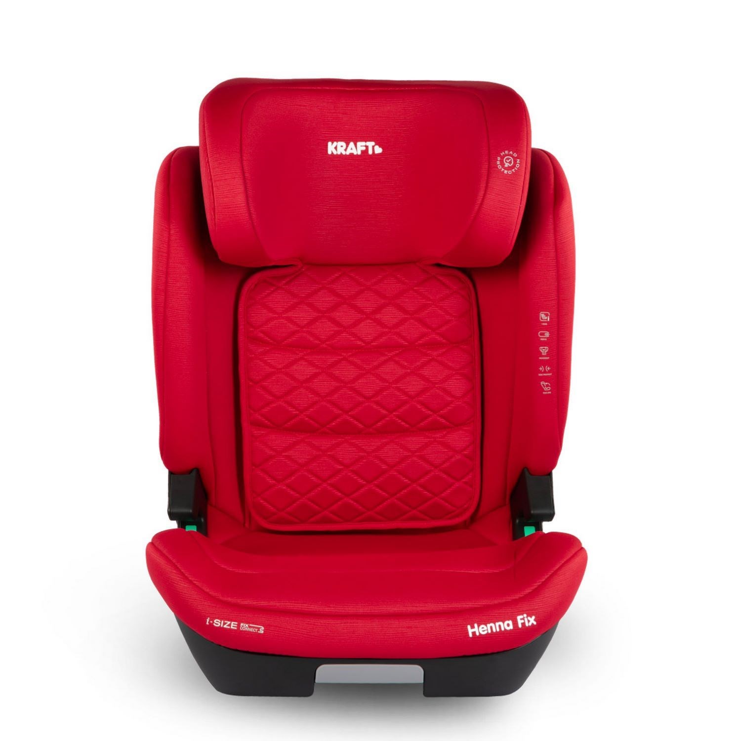 Kraft Henna Fix I-Size 15-36 Kg Oto Koltuğu Red