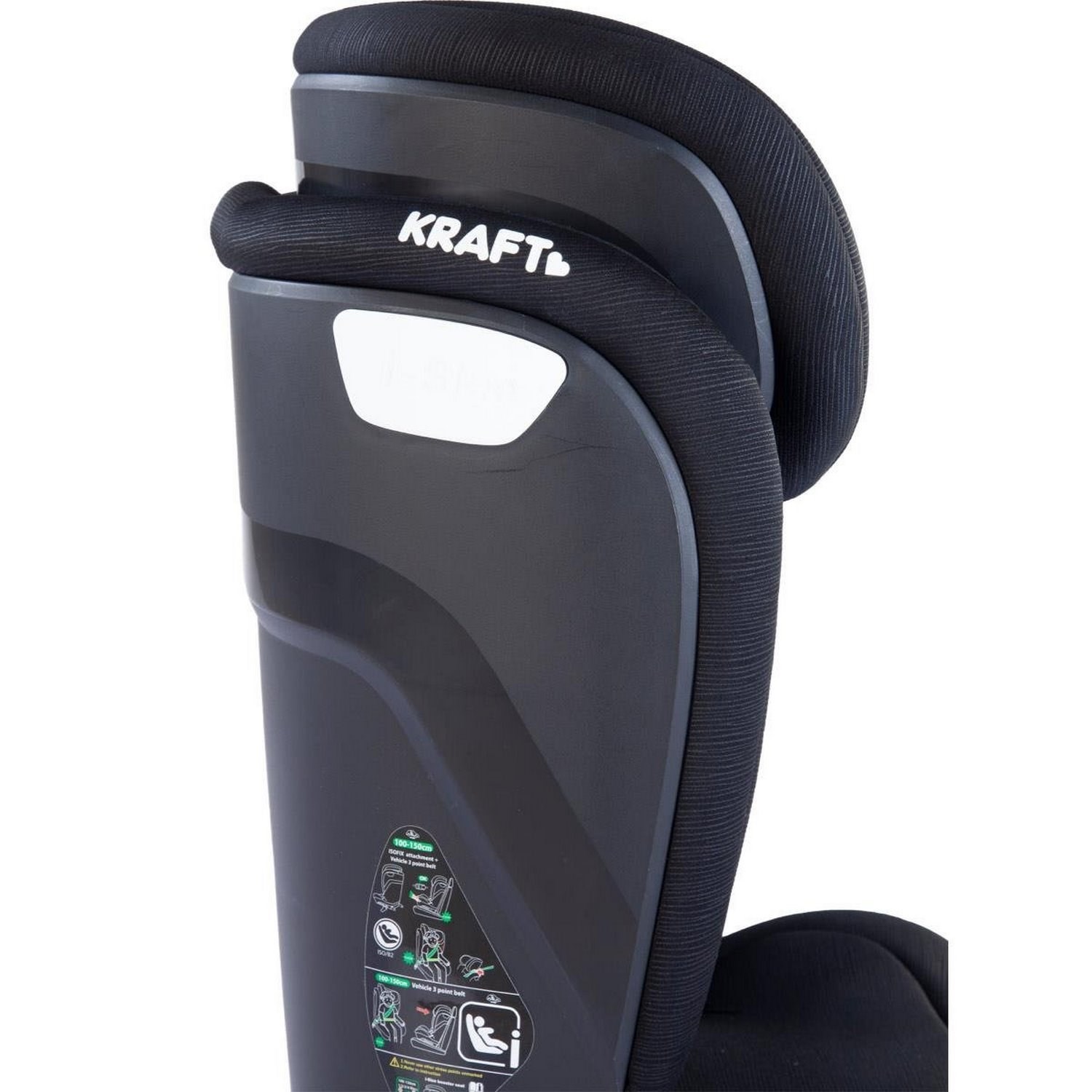 Kraft Henna Fix I-Size 15-36 Kg Oto Koltuğu Black