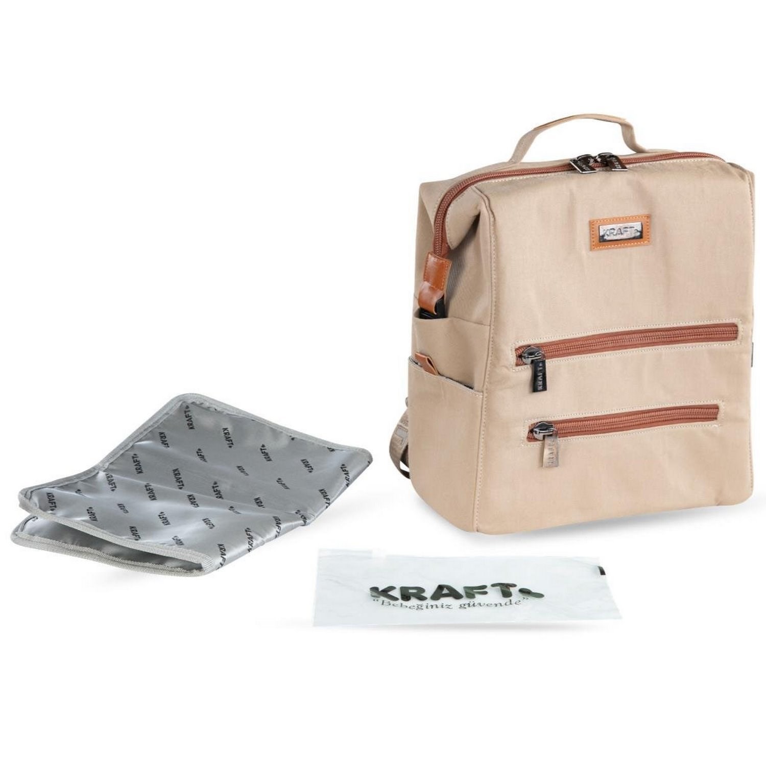Kraft Lily Anne Bebek Bakım Çantası Bej