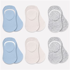 Bistyle 6'lı Bebek Babet 6205 Mavi