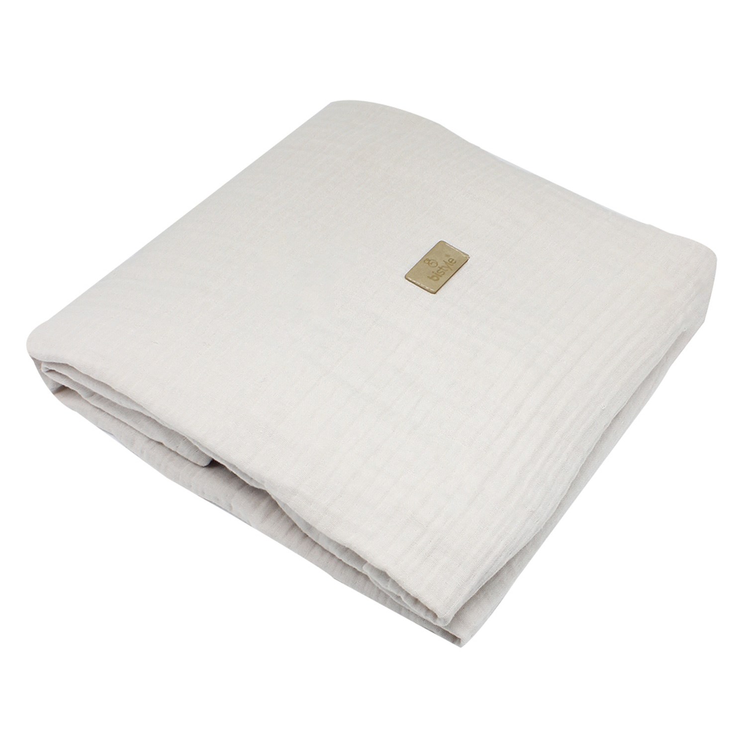 Bistyle Müslin Bebek Battaniyesi 120x120 Cm 2020 Taş