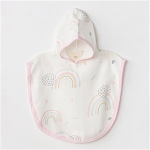Andywawa Have A Nice Day Müslin Bebek Panço AC24666 Pembe-Beyaz