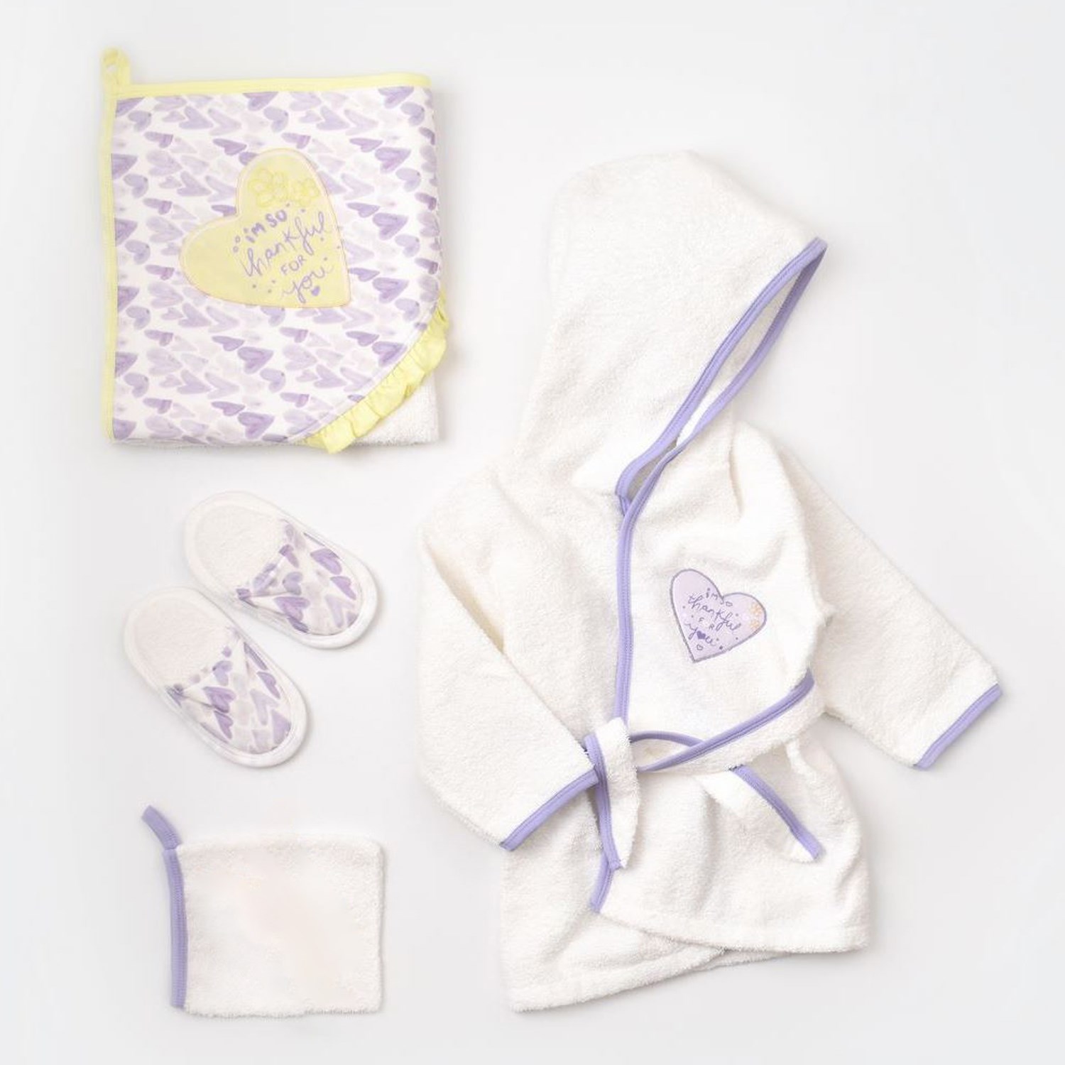 Biorganic Love You Baby Havlu Seti 66363 Sarı