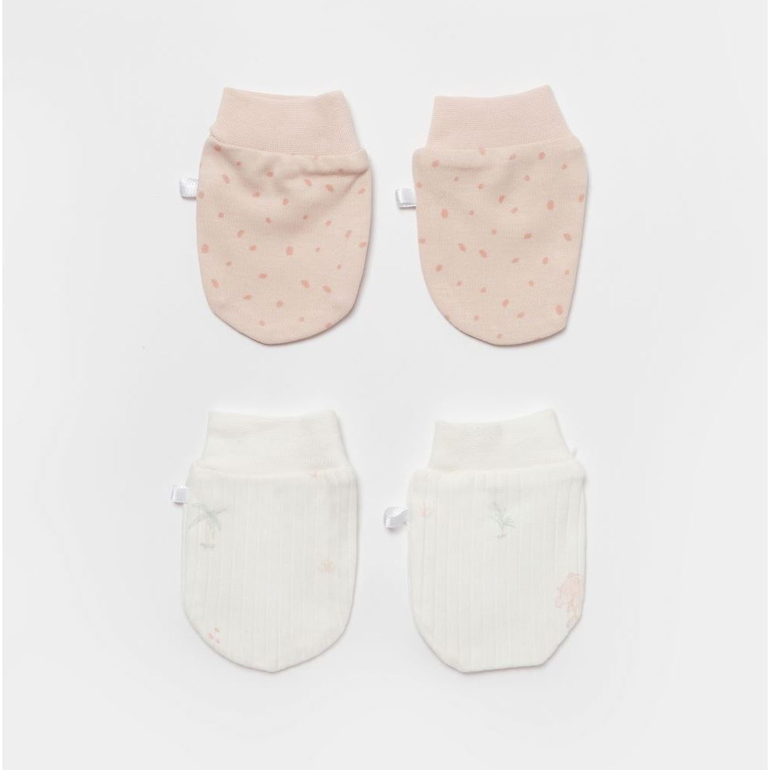 Biorganic Koala Jungle 2'li Bebek Eldiveni 72220 Pembe