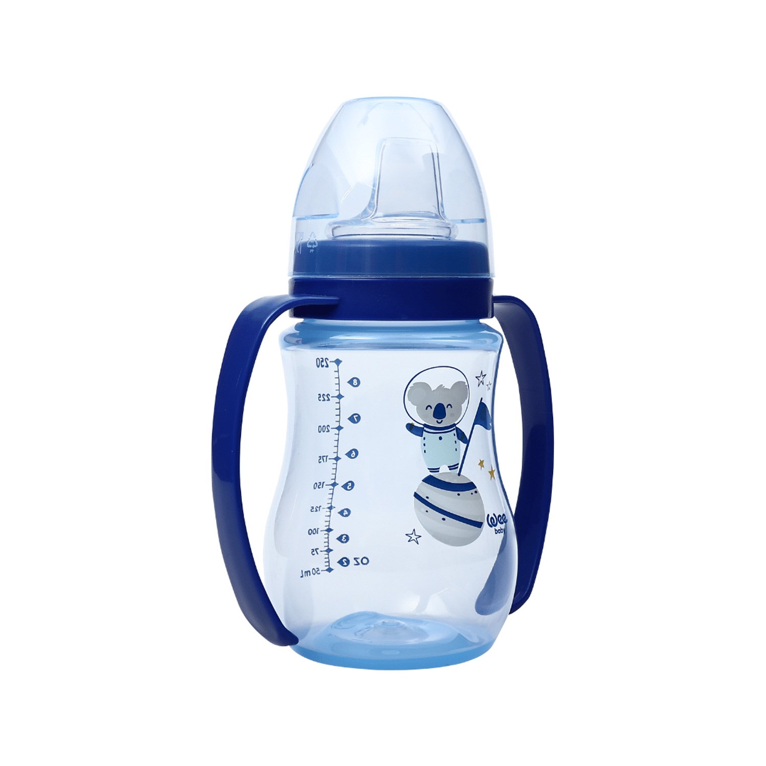 Wee Baby Galaxy Akıtmaz Alıştırma Bardağı 250 Ml 754 Mavi