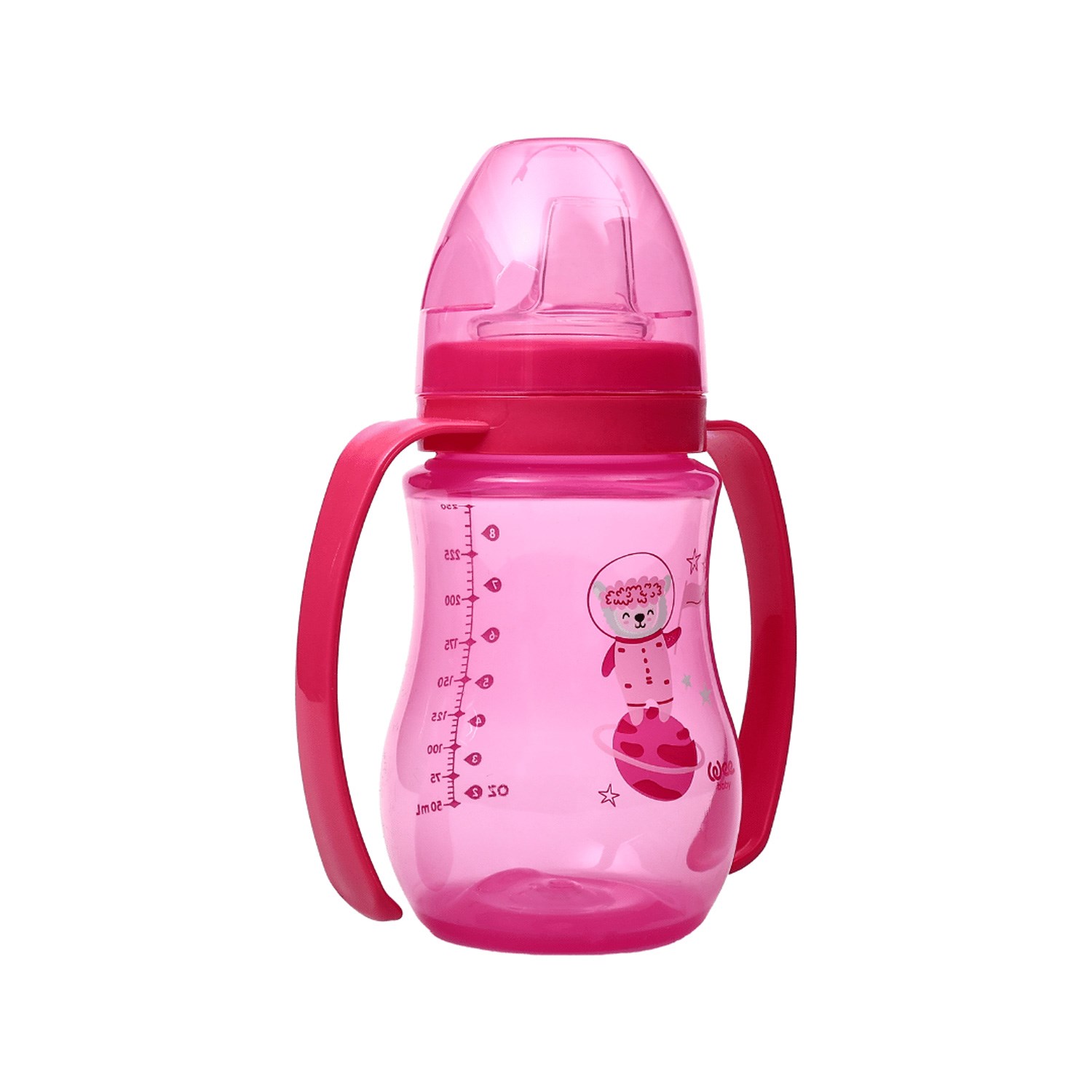 Wee Baby Galaxy Akıtmaz Alıştırma Bardağı 250 Ml 754 Pembe