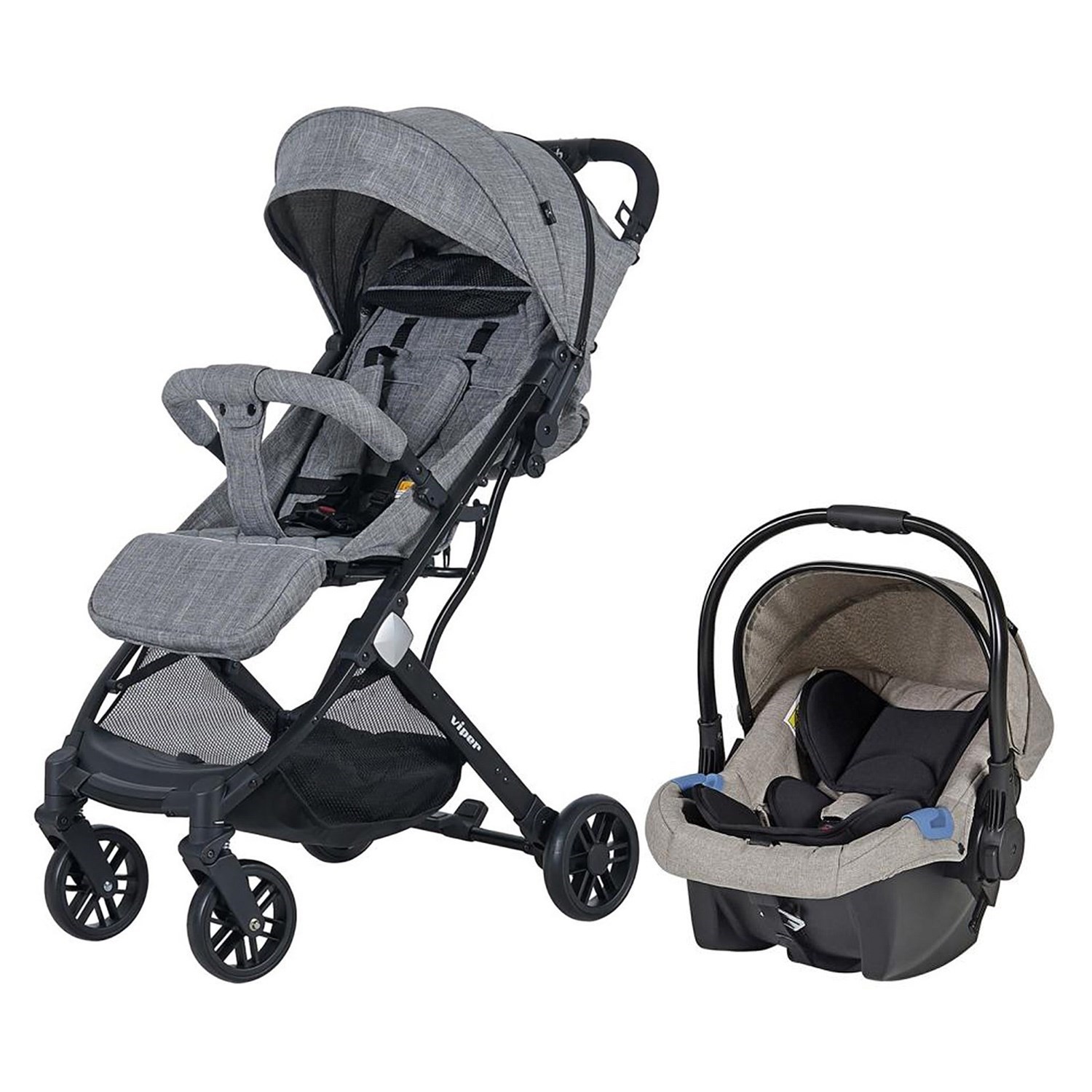 Sunny Baby Viper Travel Sistem Bebek Arabası 9004 Bej-Gri