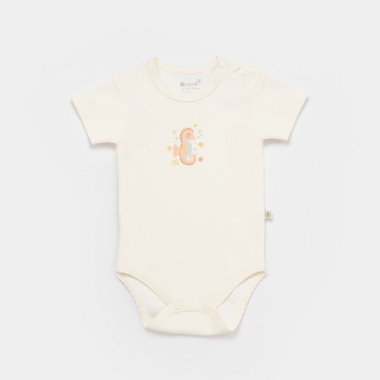 Biorganic Save The Seahorse Bebek Body 56994 Bej-Mint