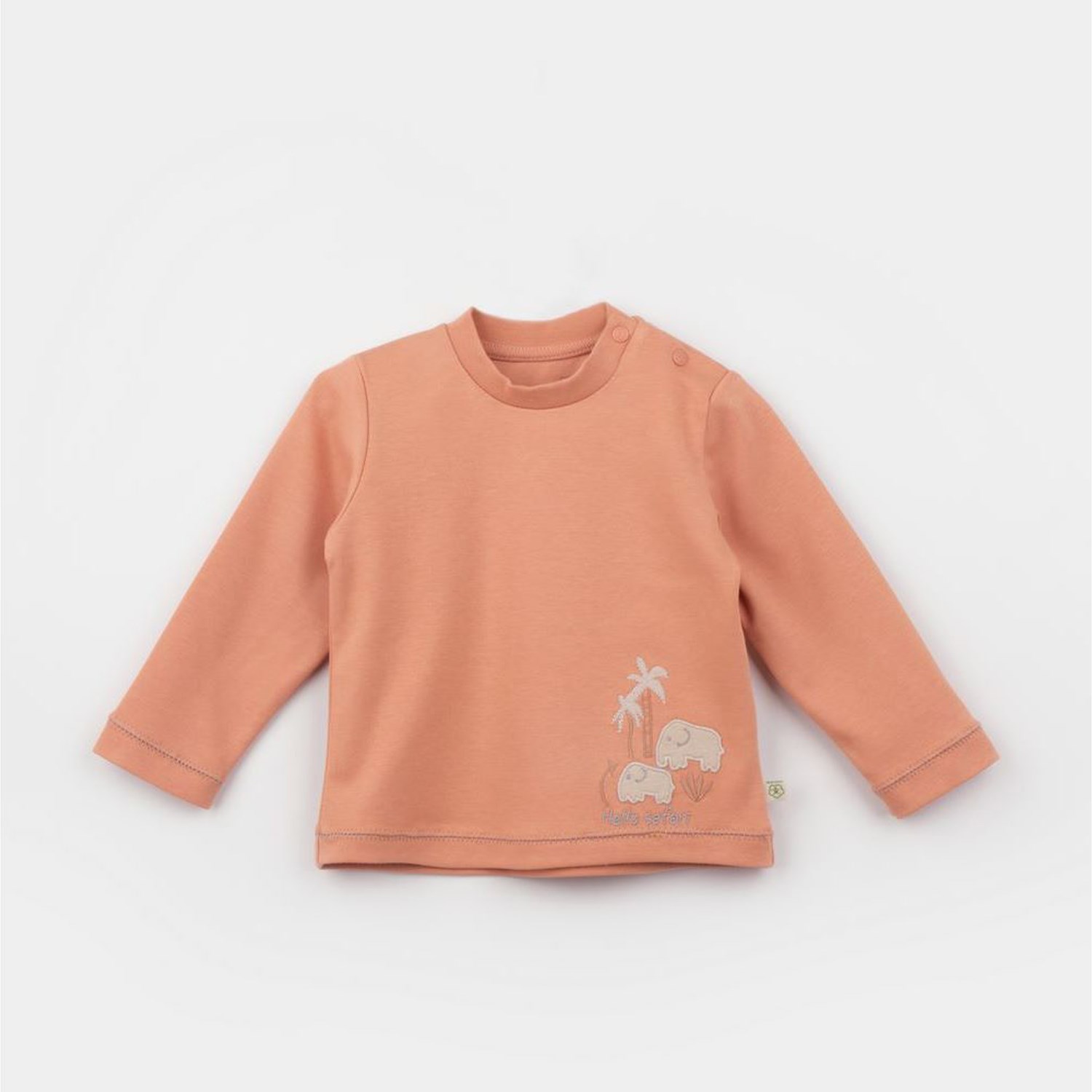 Biorganic Hello Safari Bebek Sweat 57905 Ekru-Kiremit