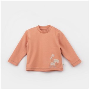 Biorganic Hello Safari Bebek Sweat 57905 Ekru-Kiremit