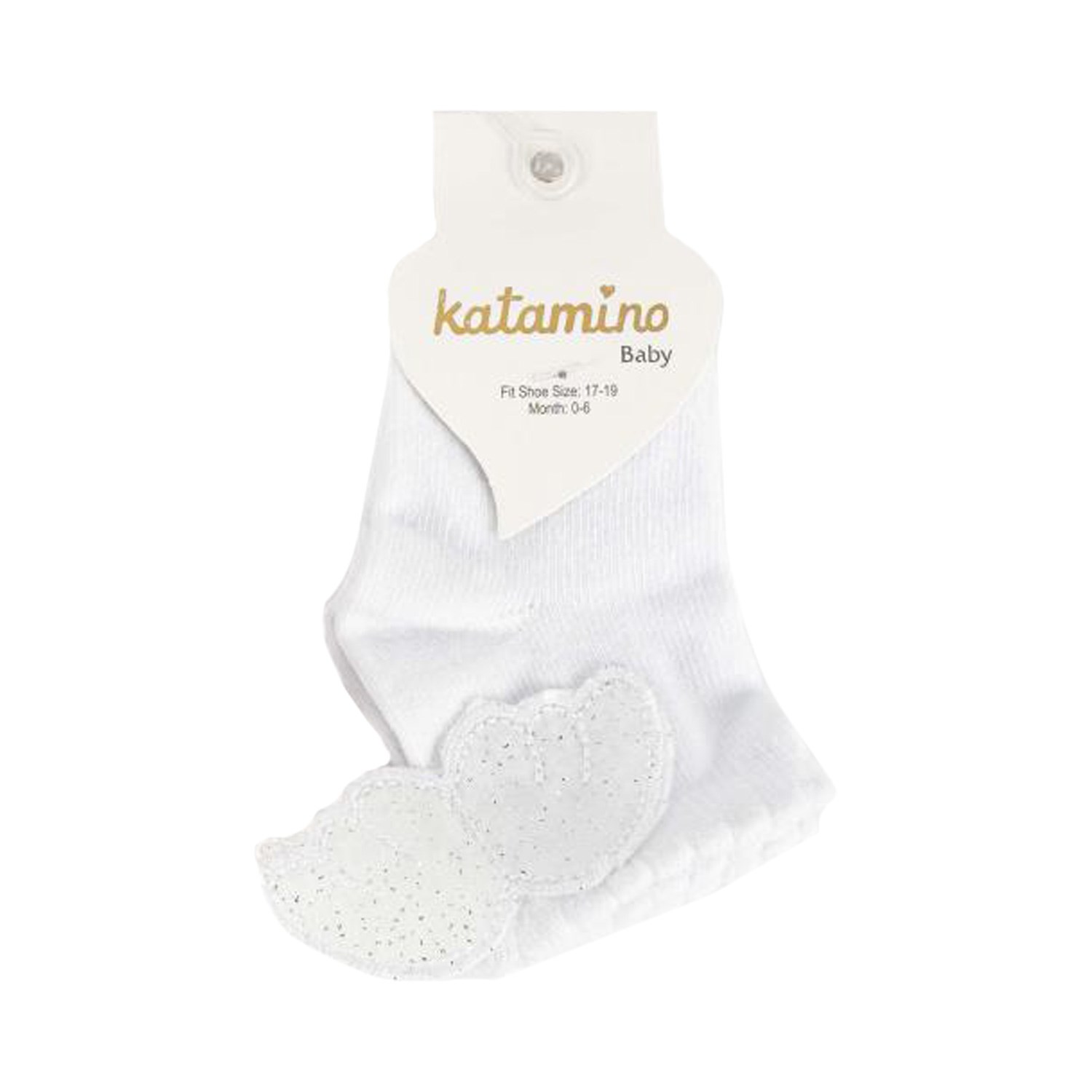 Katamino Viyen Bebek Çorabı K46237 Beyaz