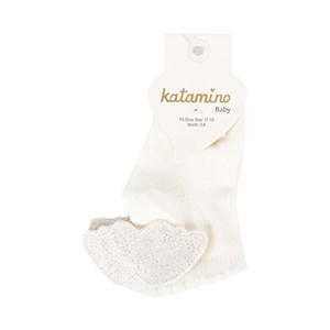 Katamino Viyen Bebek Çorabı K46237 Ekru