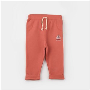 Biorganic Sun Lets Sail Patiksiz Bebek Pantolonu 57906 Kiremit