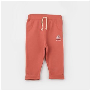 Biorganic Sun Lets Sail Patiksiz Bebek Pantolonu 57906 Kiremit