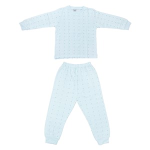 Sebi Bebe Ayıcık Pijama Takımı 9123 Açık Mavi