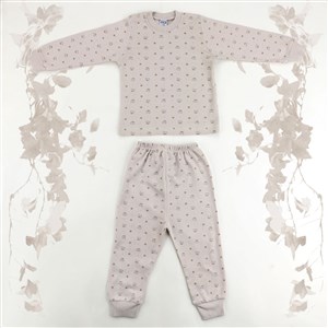 Sebi Bebe Ayıcık Pijama Takımı 9123 Kahve