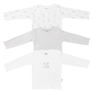 Tiffany Baby Rabbit Theme 3'lü Bebek Sweat 14096 Ekru