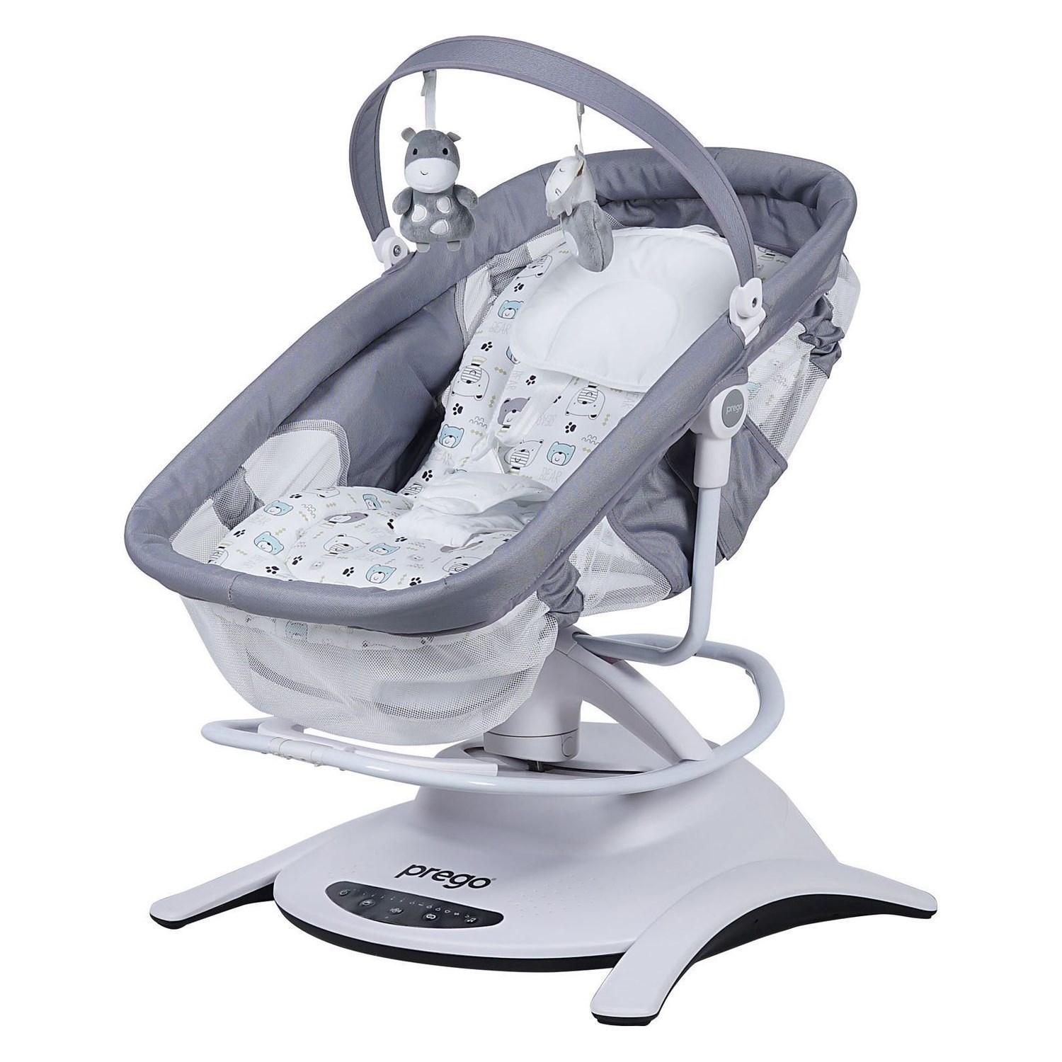 Prego Yummy Portbebeli Elektrikli Beşik 4086 Gri