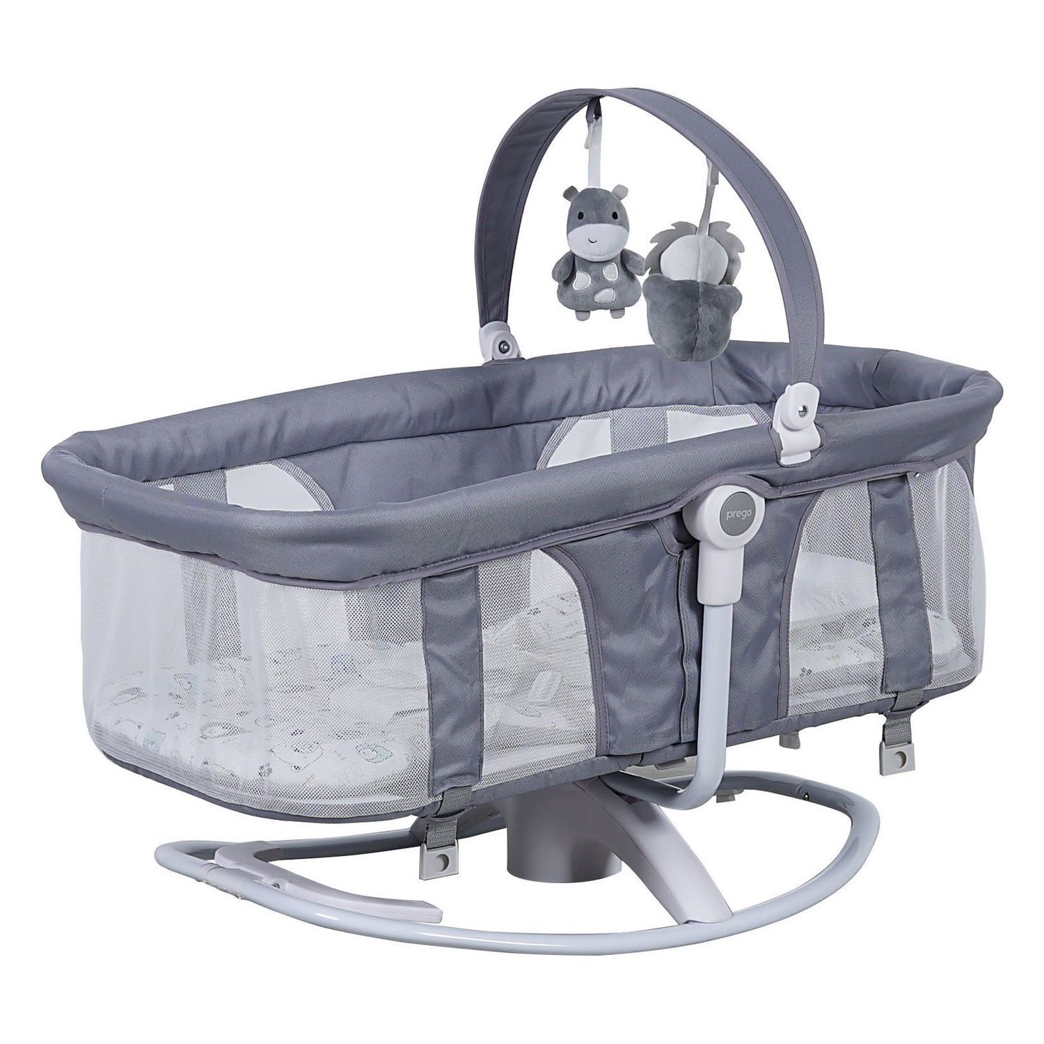 Prego Yummy Portbebeli Elektrikli Beşik 4086 Gri