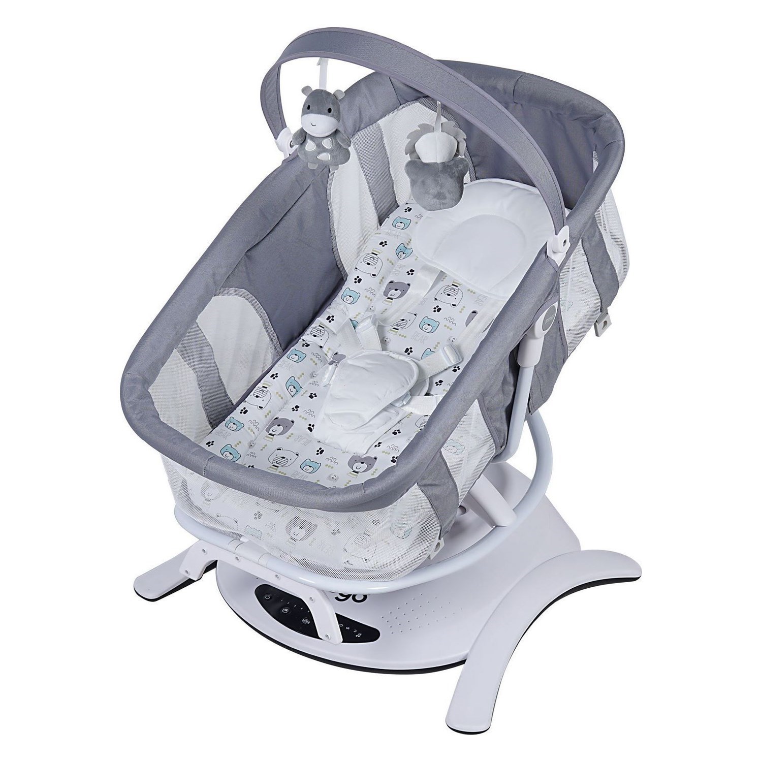 Prego Yummy Portbebeli Elektrikli Beşik 4086 Gri
