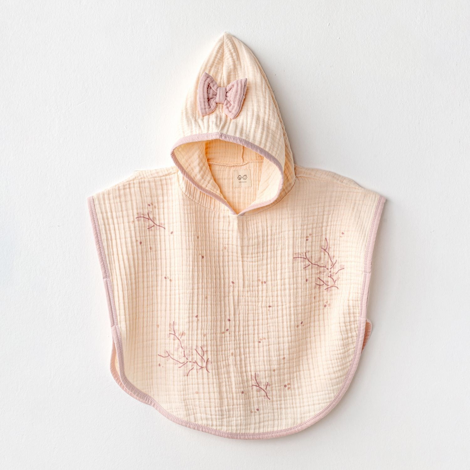 Andywawa Pretty Flowers Müslin Bebek Panço AC24692 Somon