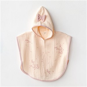 Andywawa Pretty Flowers Müslin Bebek Panço AC24692 Somon