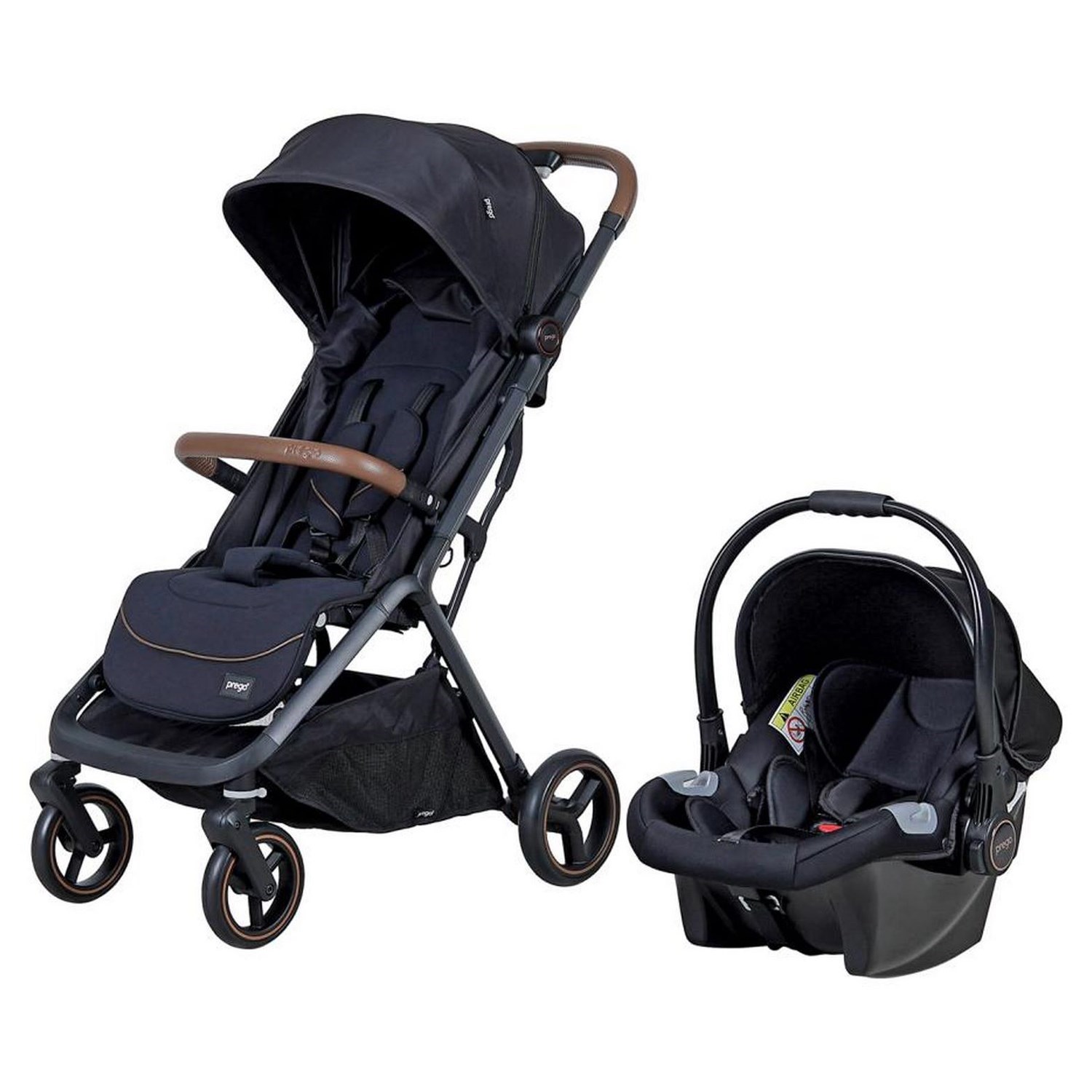 Prego Smart Fold Travel Sistem Bebek Arabası 2026 Siyah